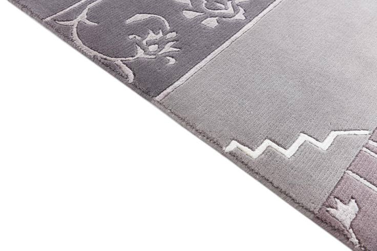 Detail image of 4' 6 x 6' 9 Hand Knotted Darya Wool Rug