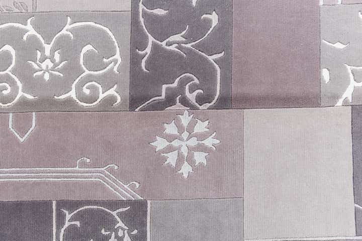 4' 6 x 6' 9 Hand Knotted Darya Wool Rug