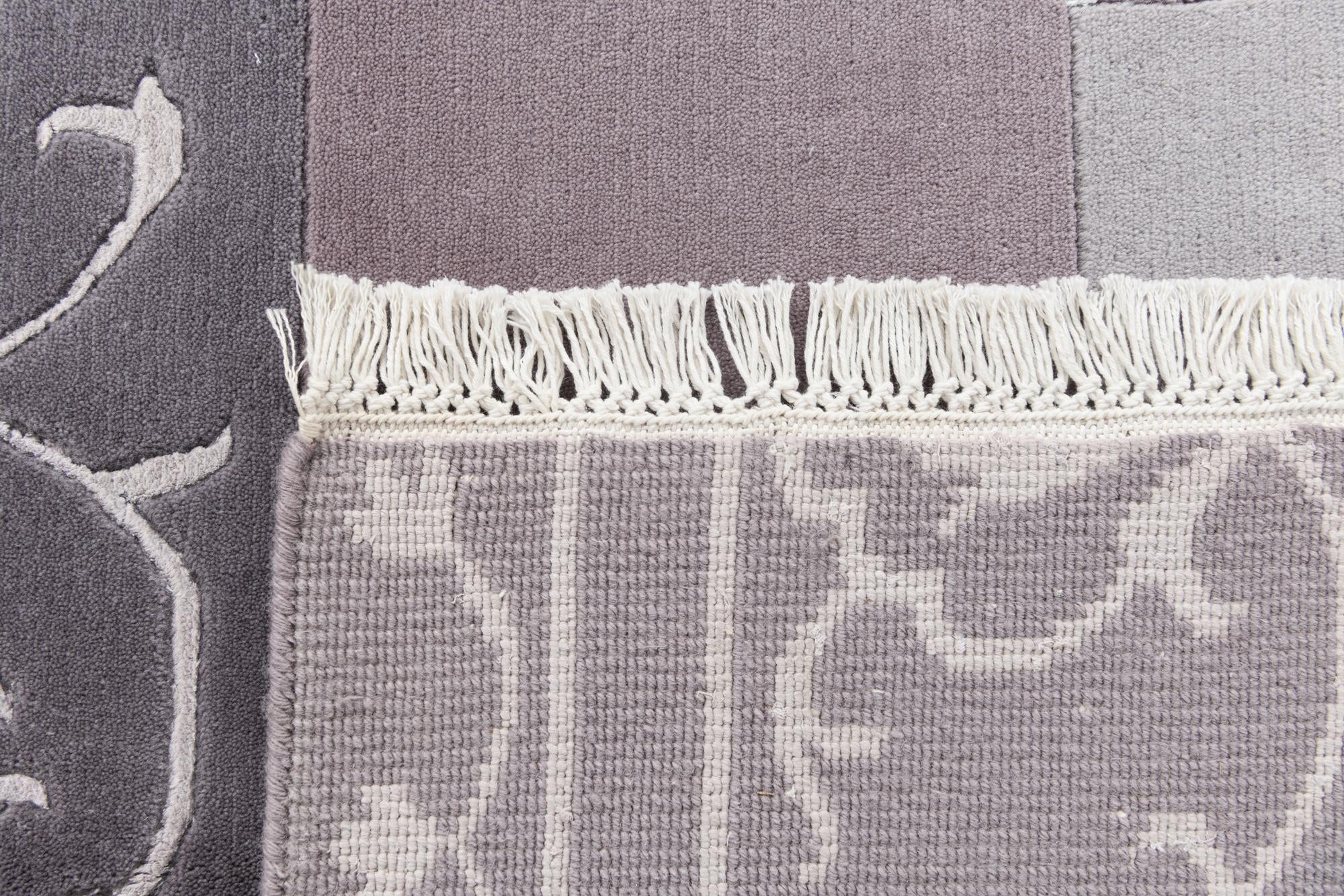 4' 6 x 6' 9 Hand Knotted Darya Wool Rug