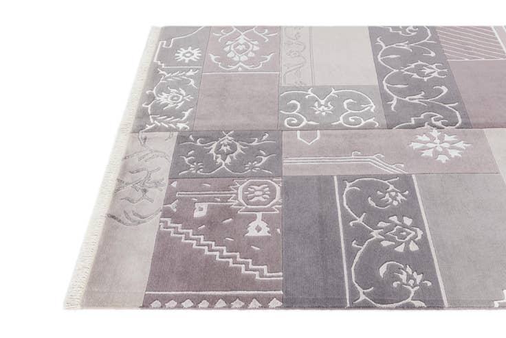 Detail image of 4' 8 x 6' 4 Hand Knotted Darya Wool Rug