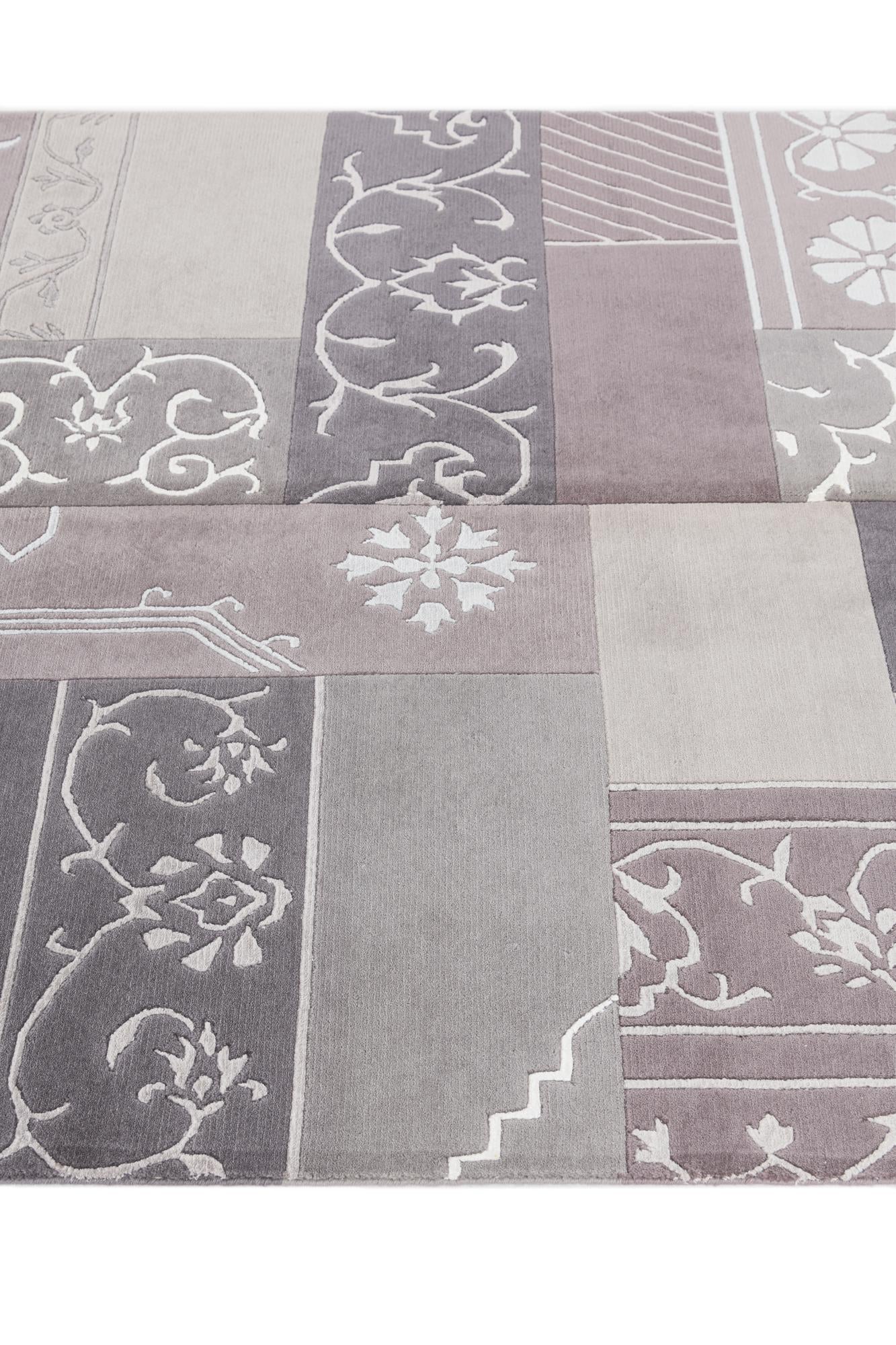 4' 8 x 6' 4 Hand Knotted Darya Wool Rug