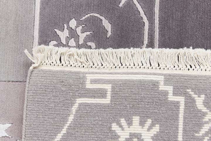 4' 8 x 6' 4 Hand Knotted Darya Wool Rug