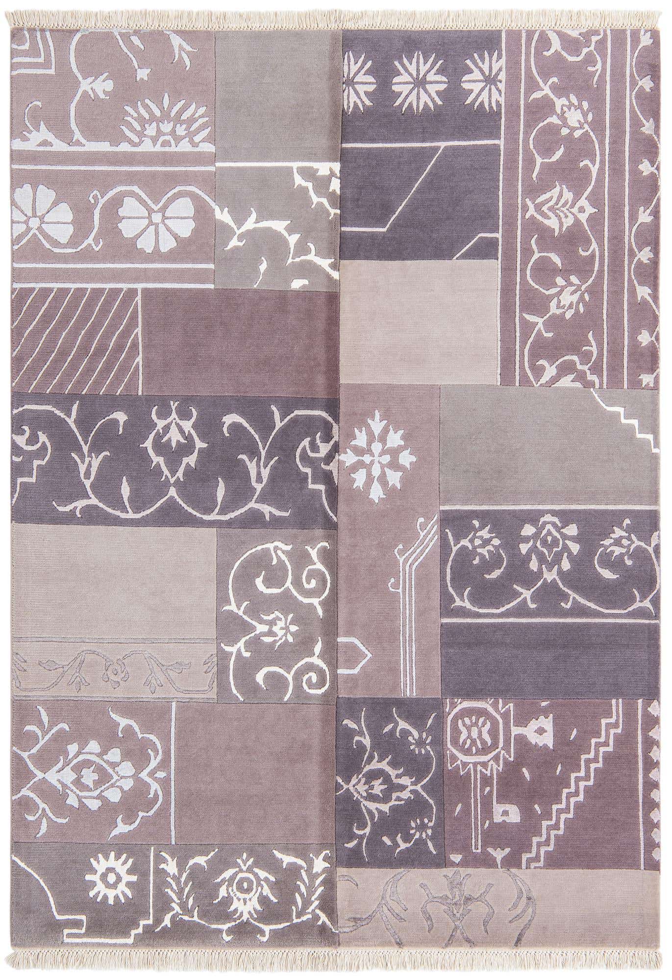 4' 8 x 6' 4 Hand Knotted Darya Wool Rug