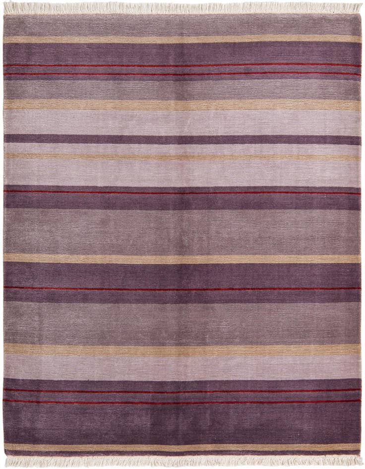 Detail image of 4' 11 x 6' 7 Hand Knotted Darya Wool Rug