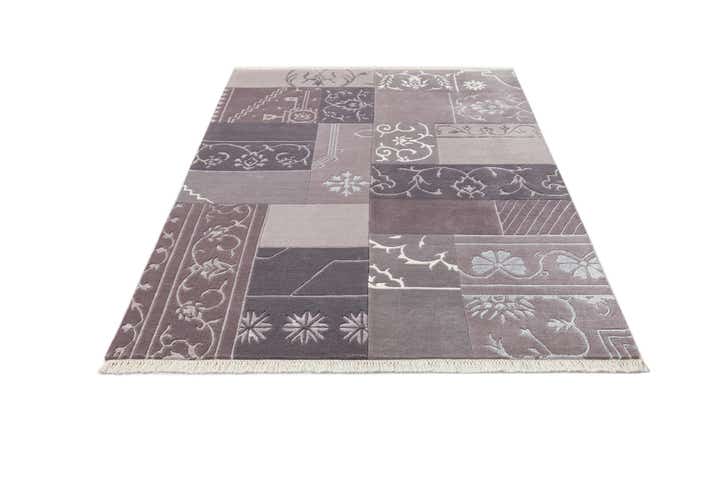4' 7 x 6' 9 Hand Knotted Darya Wool Rug