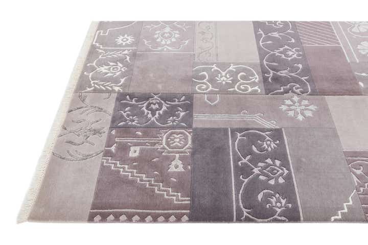 4' 7 x 6' 9 Hand Knotted Darya Wool Rug