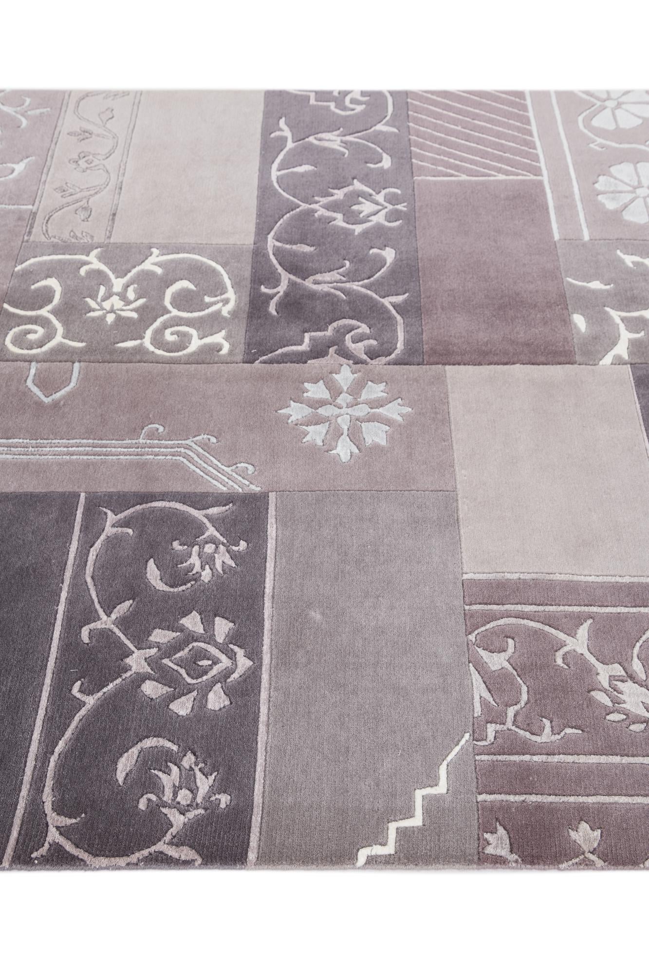 4' 7 x 6' 9 Hand Knotted Darya Wool Rug