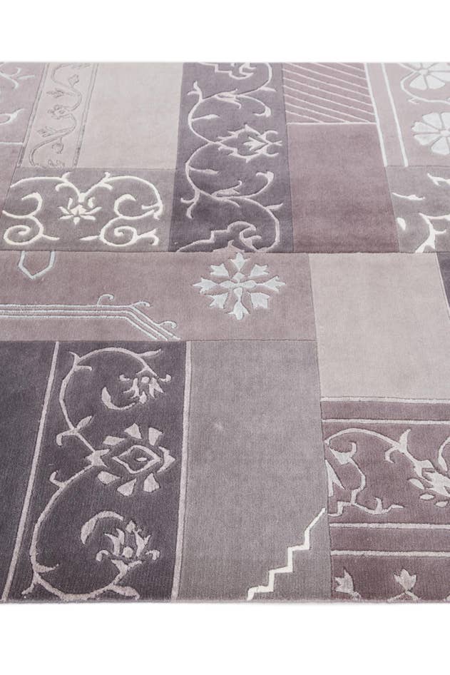 Detail image of 4' 7 x 6' 9 Hand Knotted Darya Wool Rug