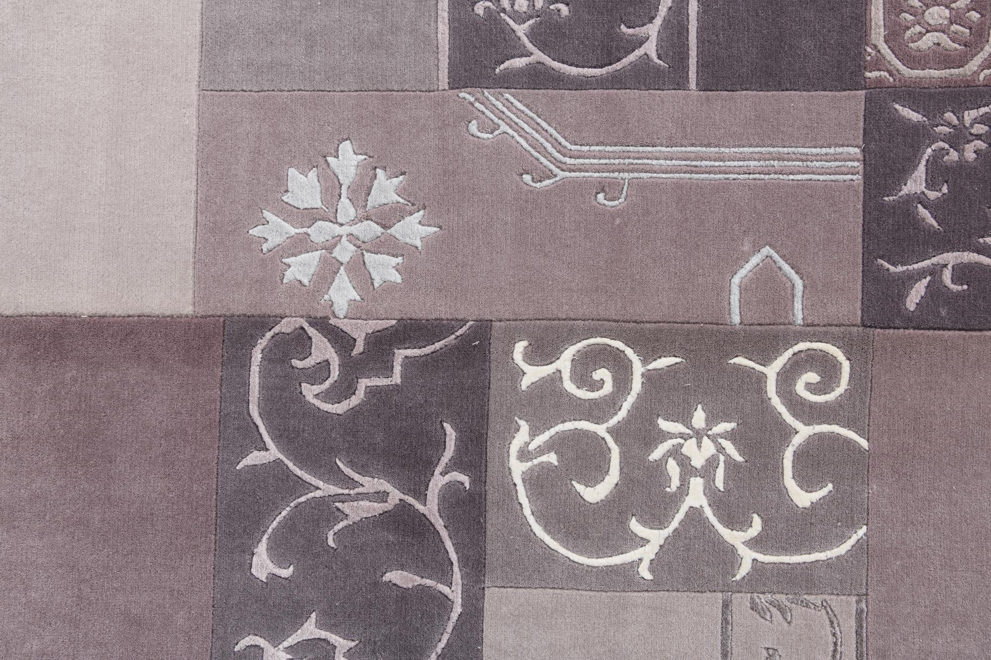 4' 7 x 6' 9 Hand Knotted Darya Wool Rug