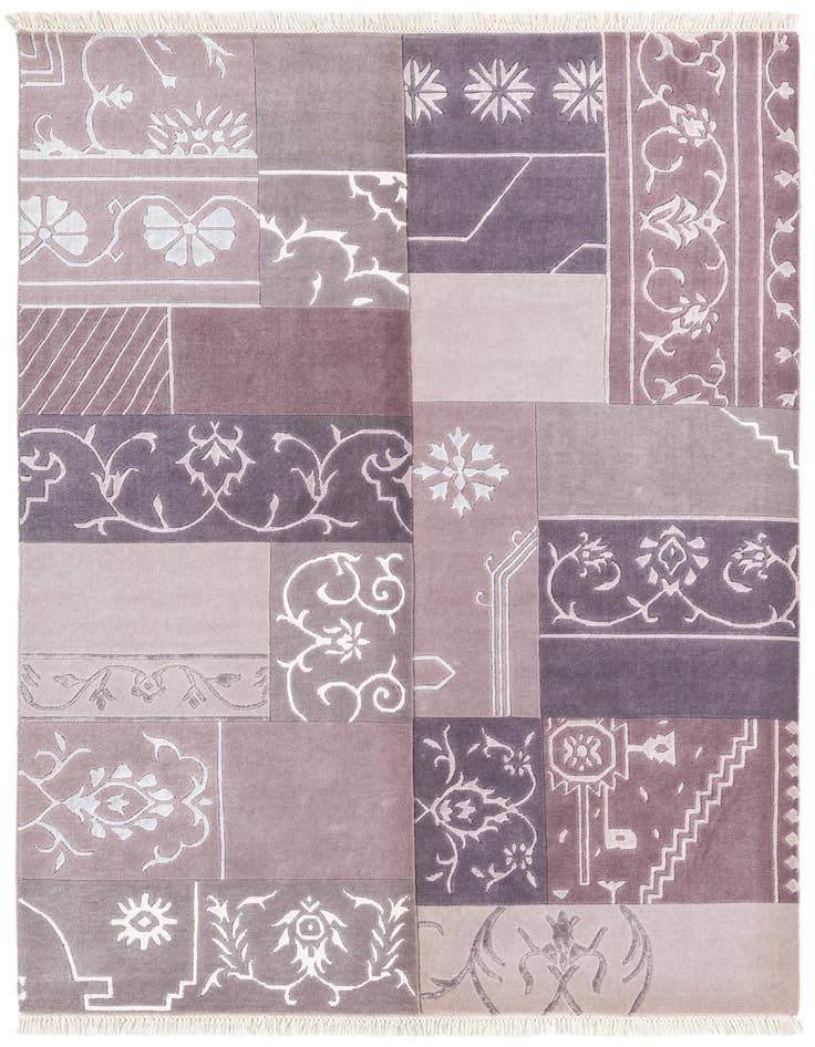 Detail image of 4' 7 x 6' 9 Hand Knotted Darya Wool Rug