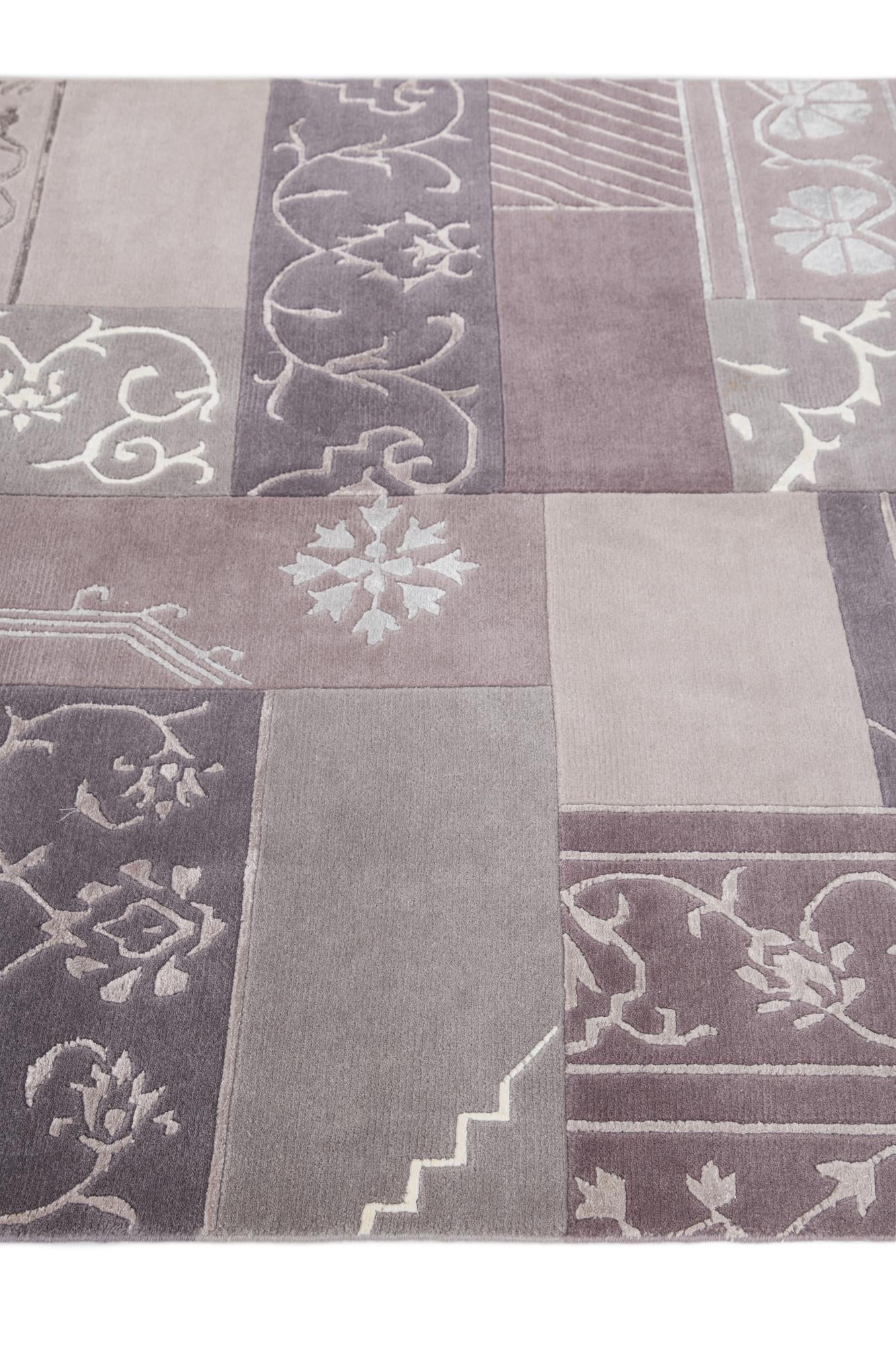4' 7 x 6' 7 Hand Knotted Darya Wool Rug