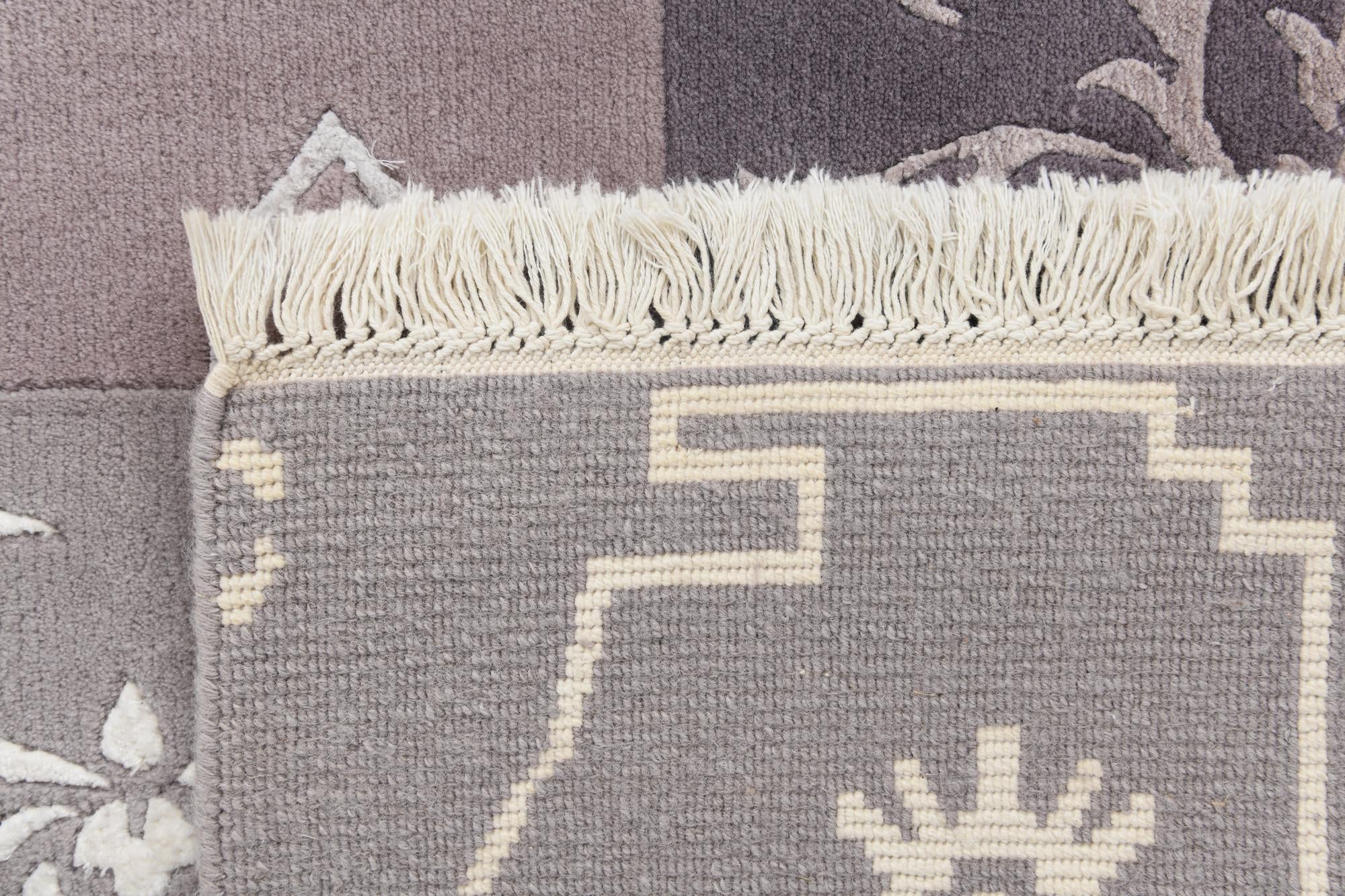 4' 7 x 6' 7 Hand Knotted Darya Wool Rug