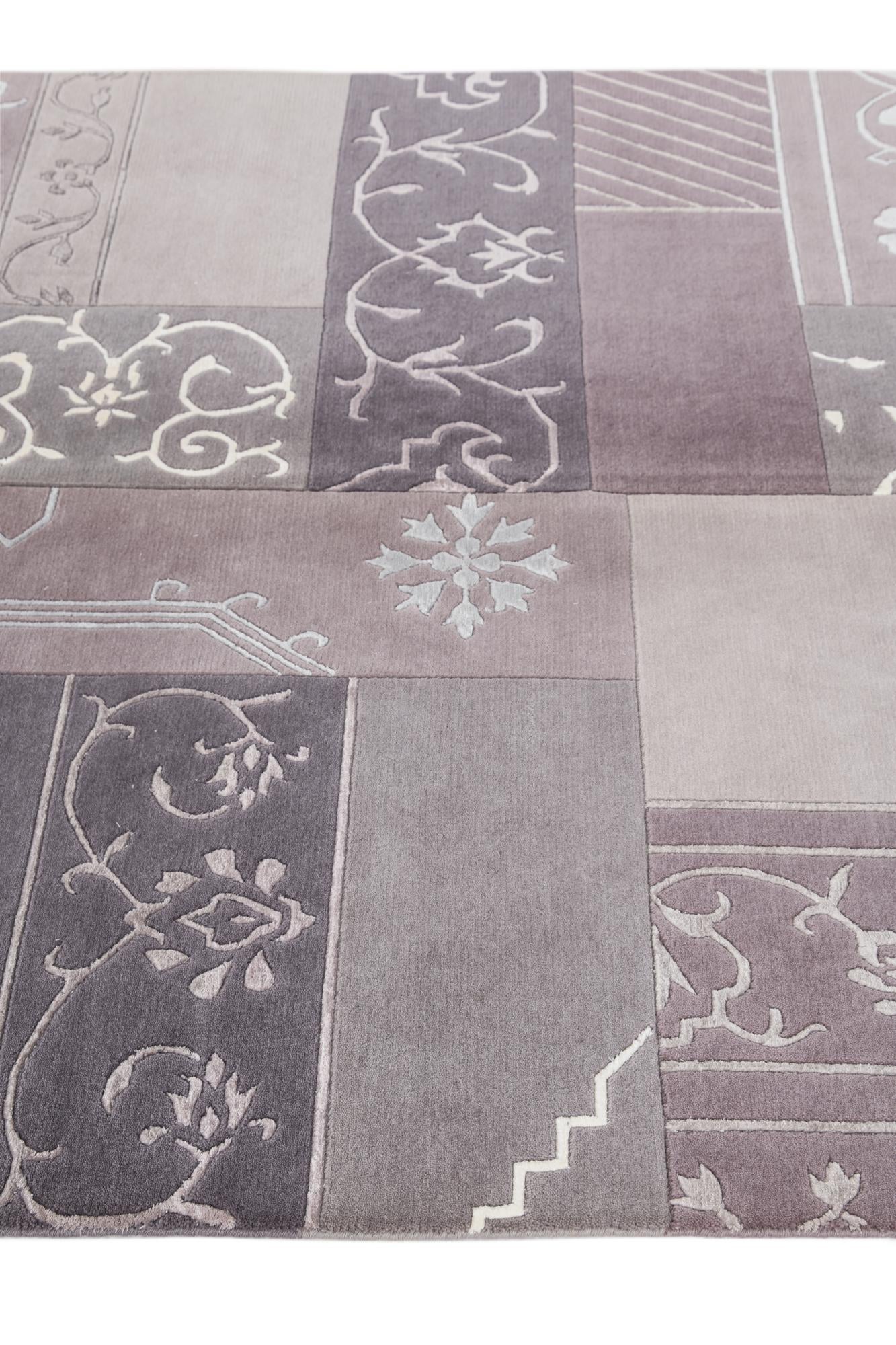 4' 7 x 6' 9 Hand Knotted Darya Wool Rug