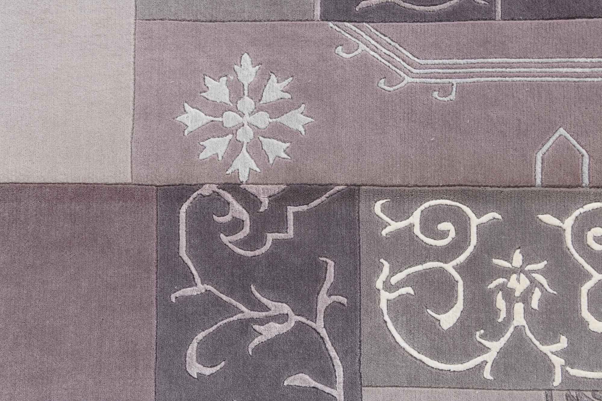 4' 7 x 6' 9 Hand Knotted Darya Wool Rug