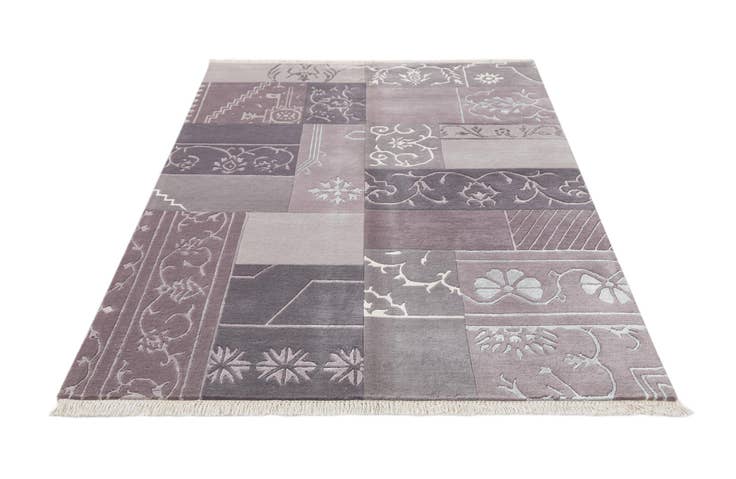 Detail image of 4' 6 x 6' 9 Hand Knotted Darya Wool Rug