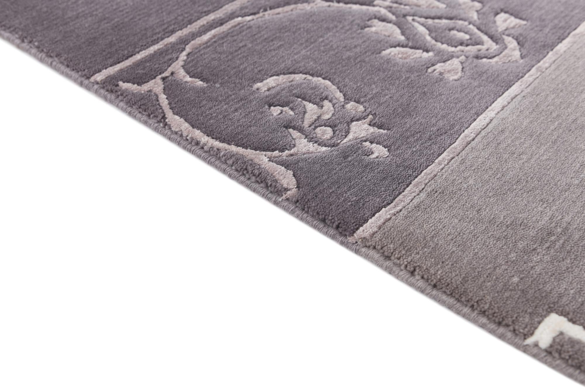 4' 6 x 6' 9 Hand Knotted Darya Wool Rug