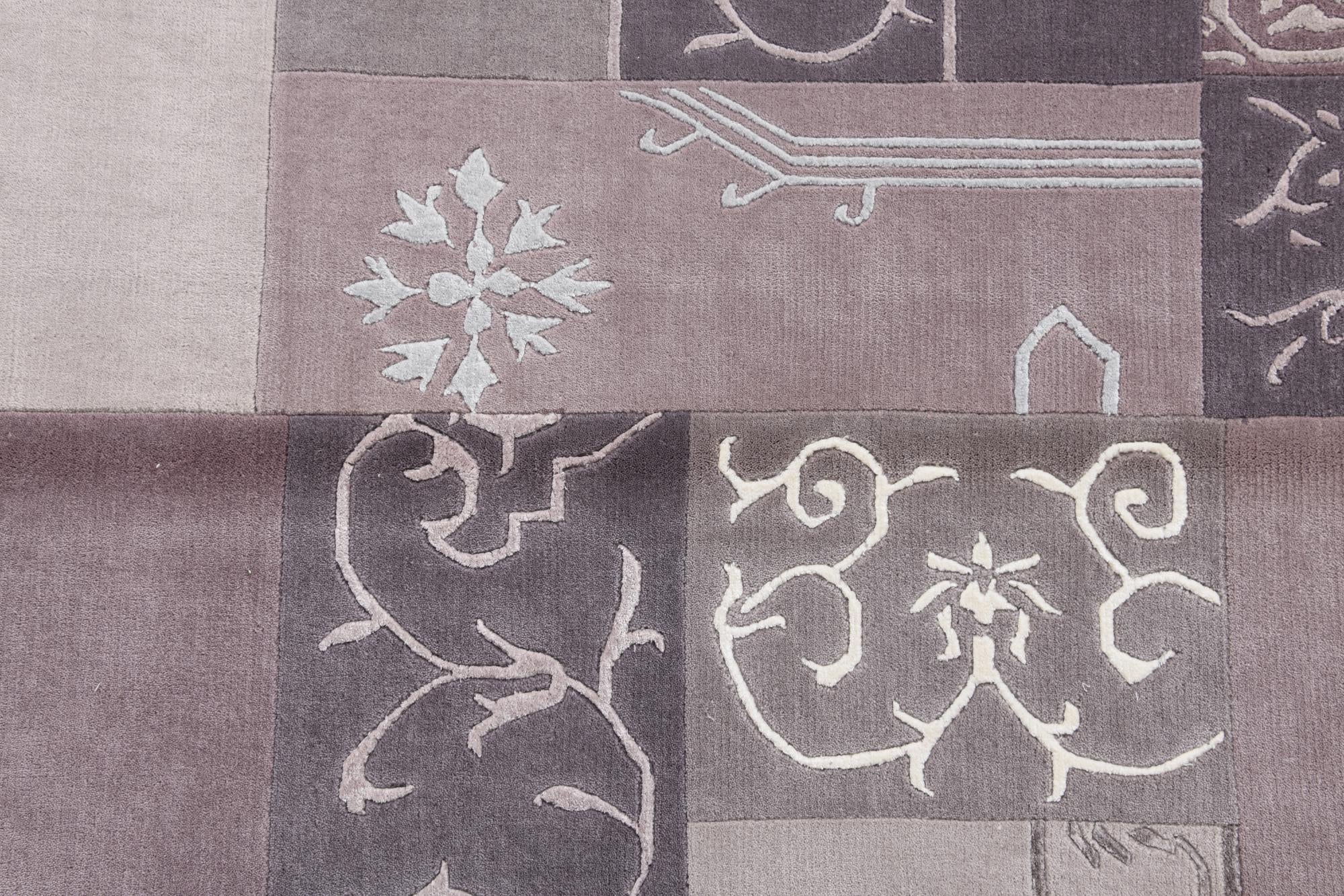 4' 6 x 6' 9 Hand Knotted Darya Wool Rug
