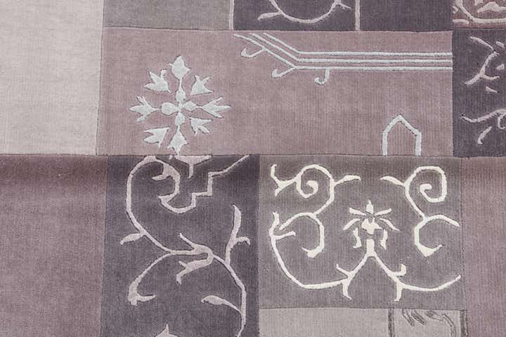 4' 6 x 6' 9 Hand Knotted Darya Wool Rug