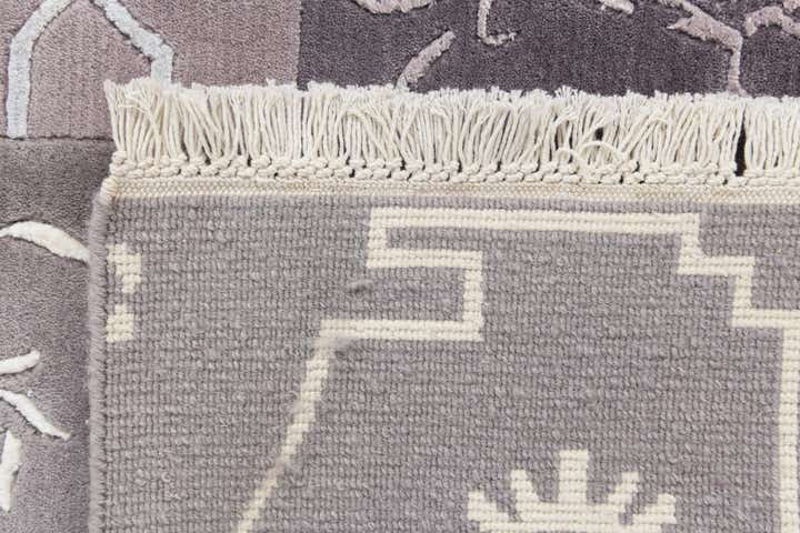 4' 6 x 6' 9 Hand Knotted Darya Wool Rug