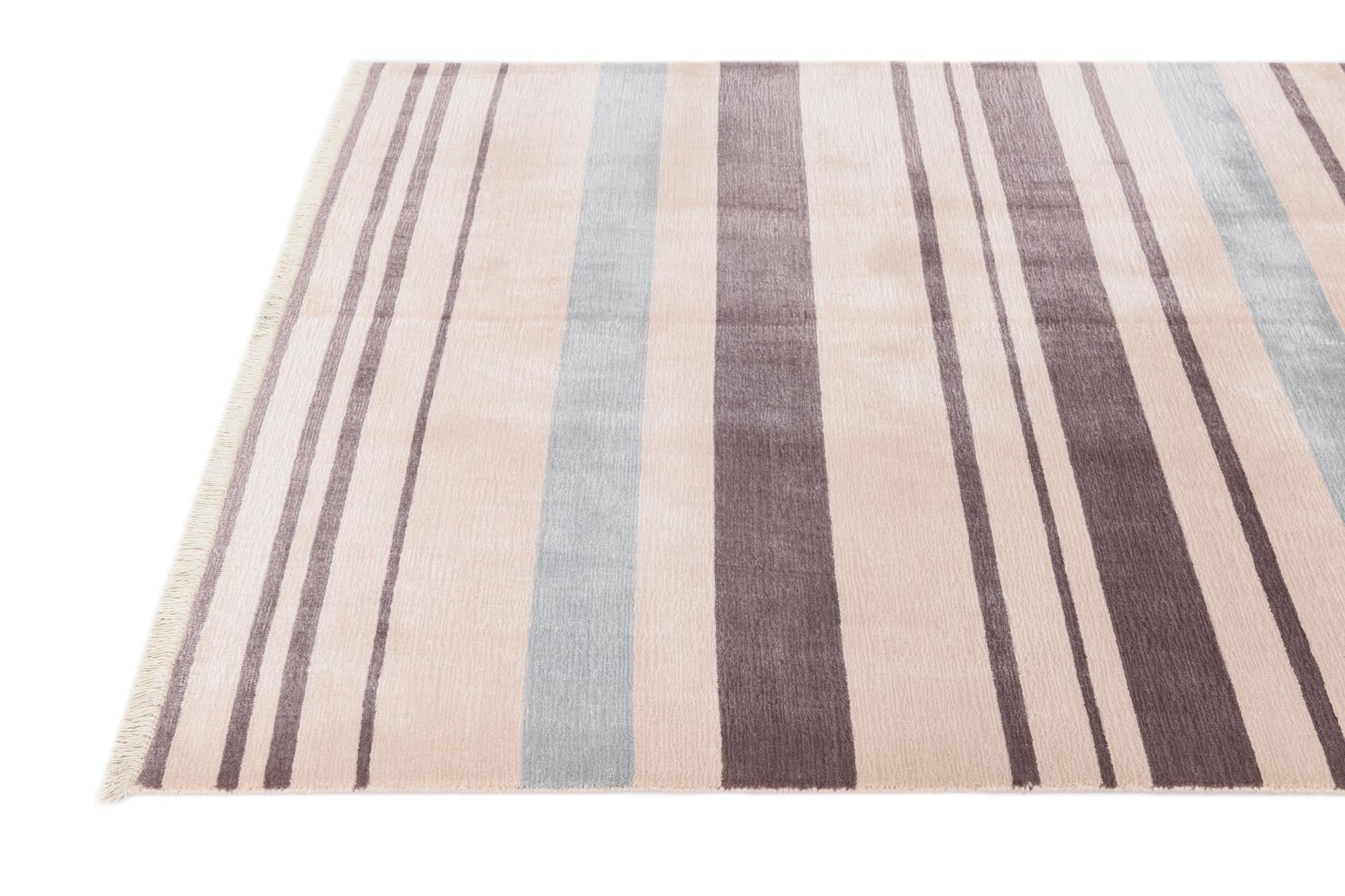 4' 11 x 6' 7 Hand Knotted Darya Wool Rug