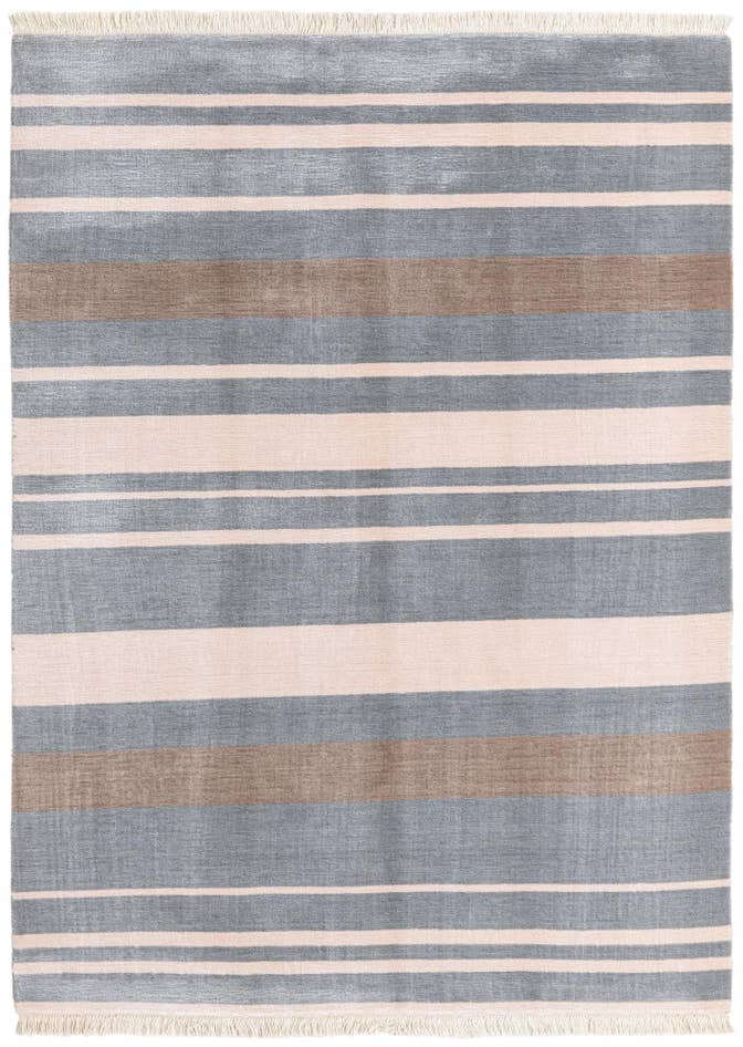 Detail image of 4' 9 x 6' 7 Hand Knotted Darya Wool Rug