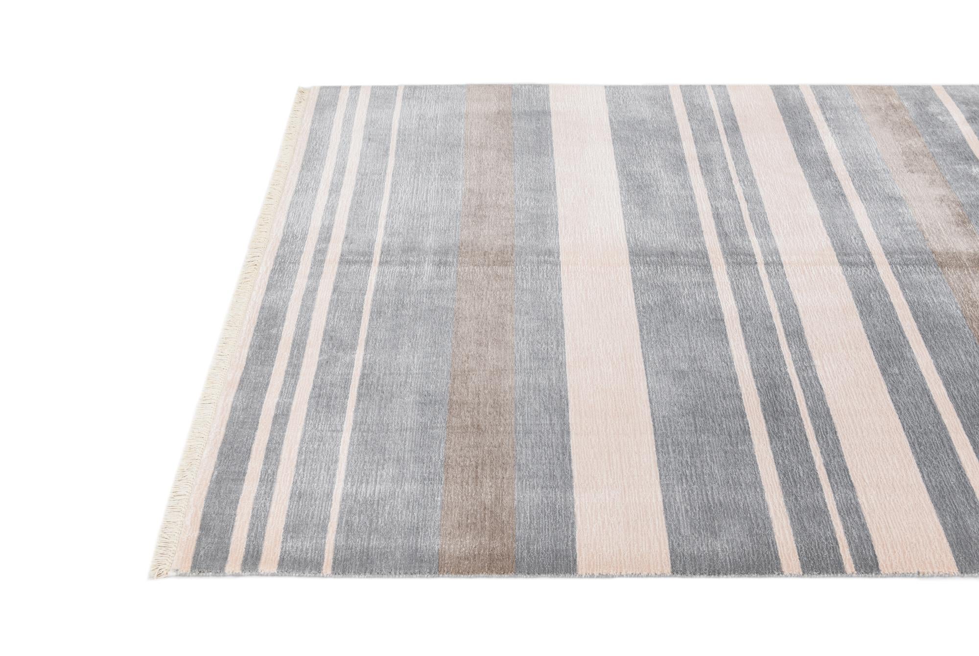 4' 9 x 6' 8 Hand Knotted Darya Wool Rug