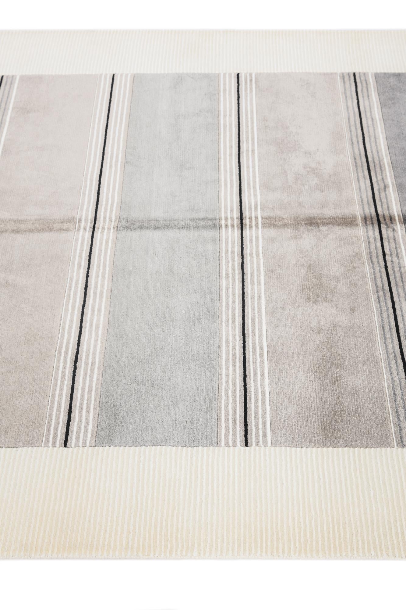 4' 11 x 6' 8 Hand Knotted Darya Wool Rug