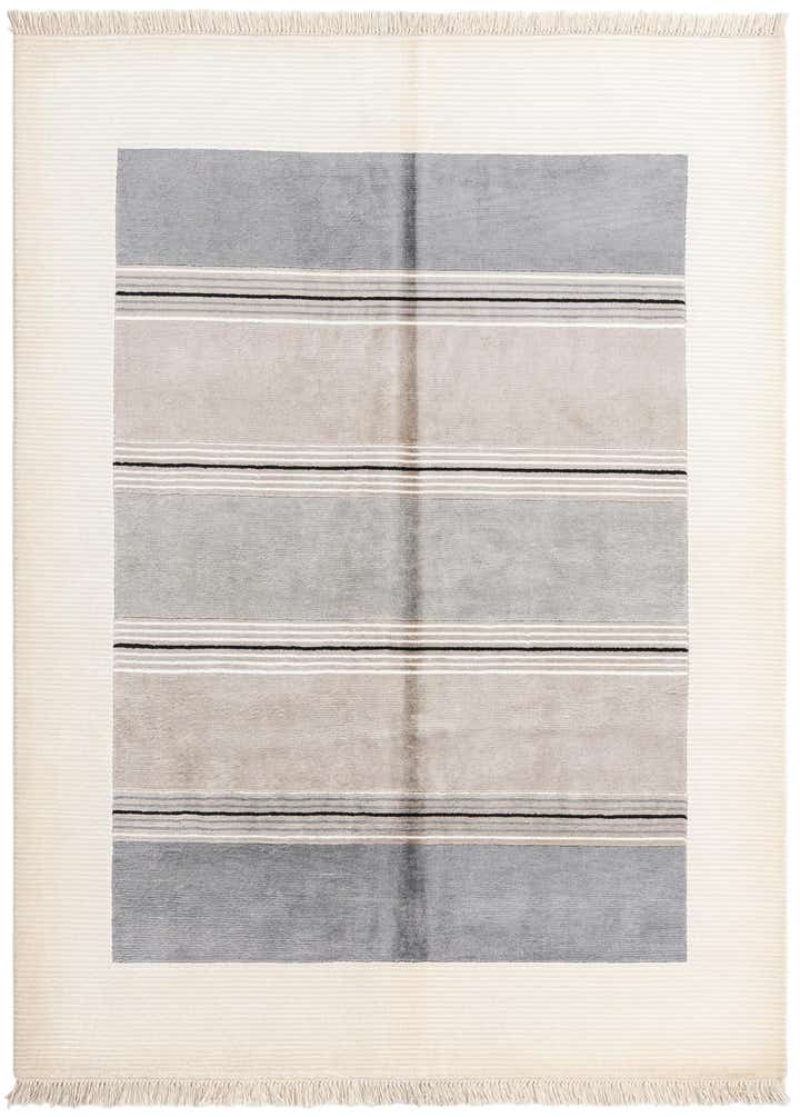 4' 11 x 6' 8 Hand Knotted Darya Wool Rug