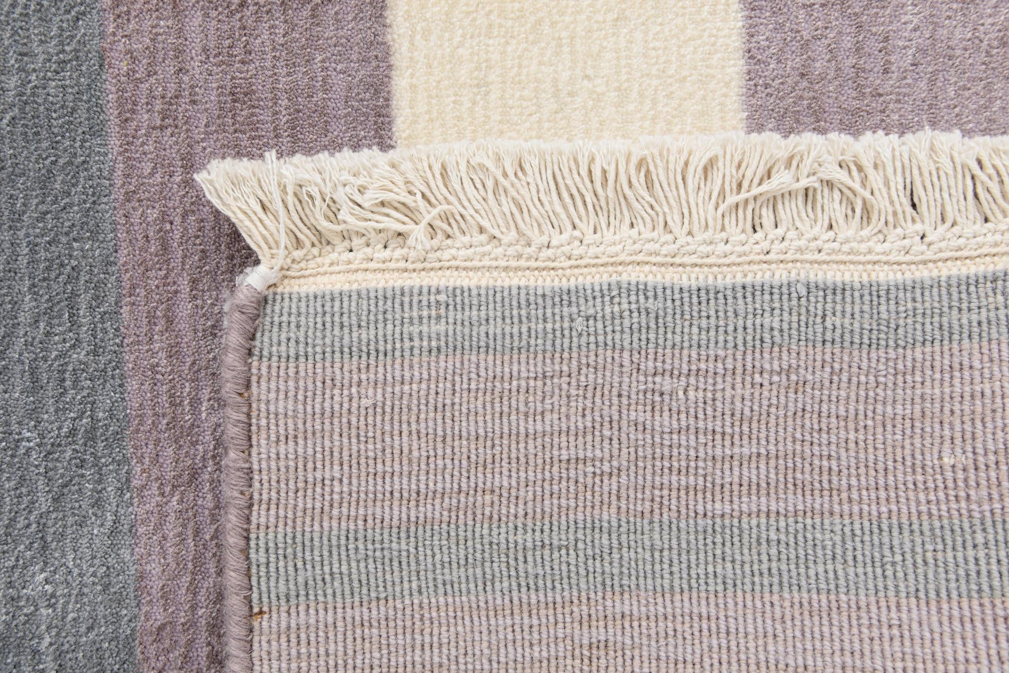 4' 11 x 6' 7 Hand Knotted Darya Wool Rug