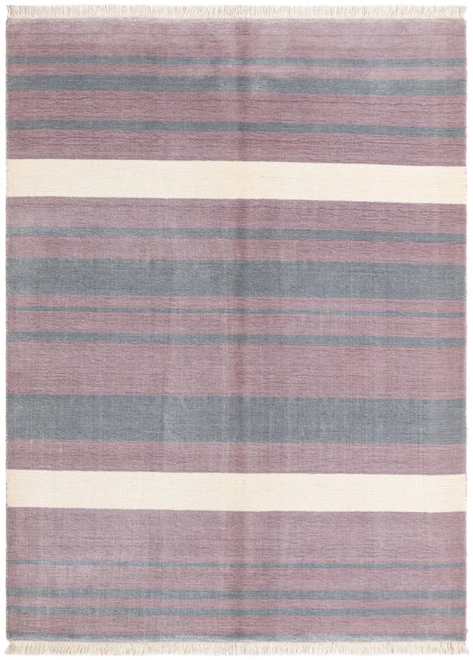 Detail image of 4' 11 x 6' 7 Hand Knotted Darya Wool Rug
