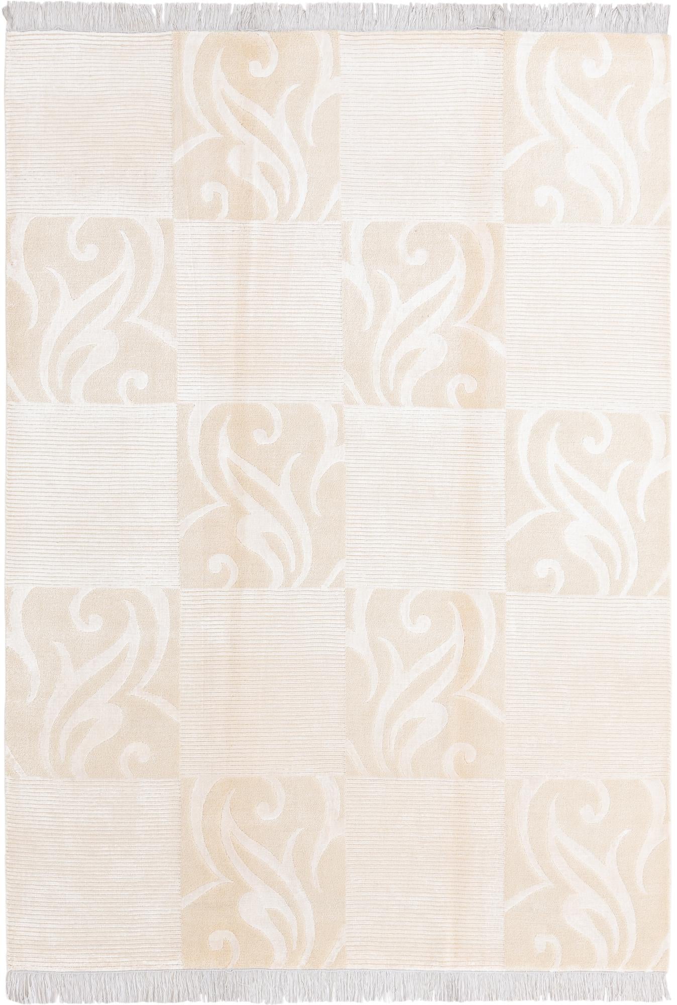 5' 8 x 8' Hand Knotted Darya Wool Rug