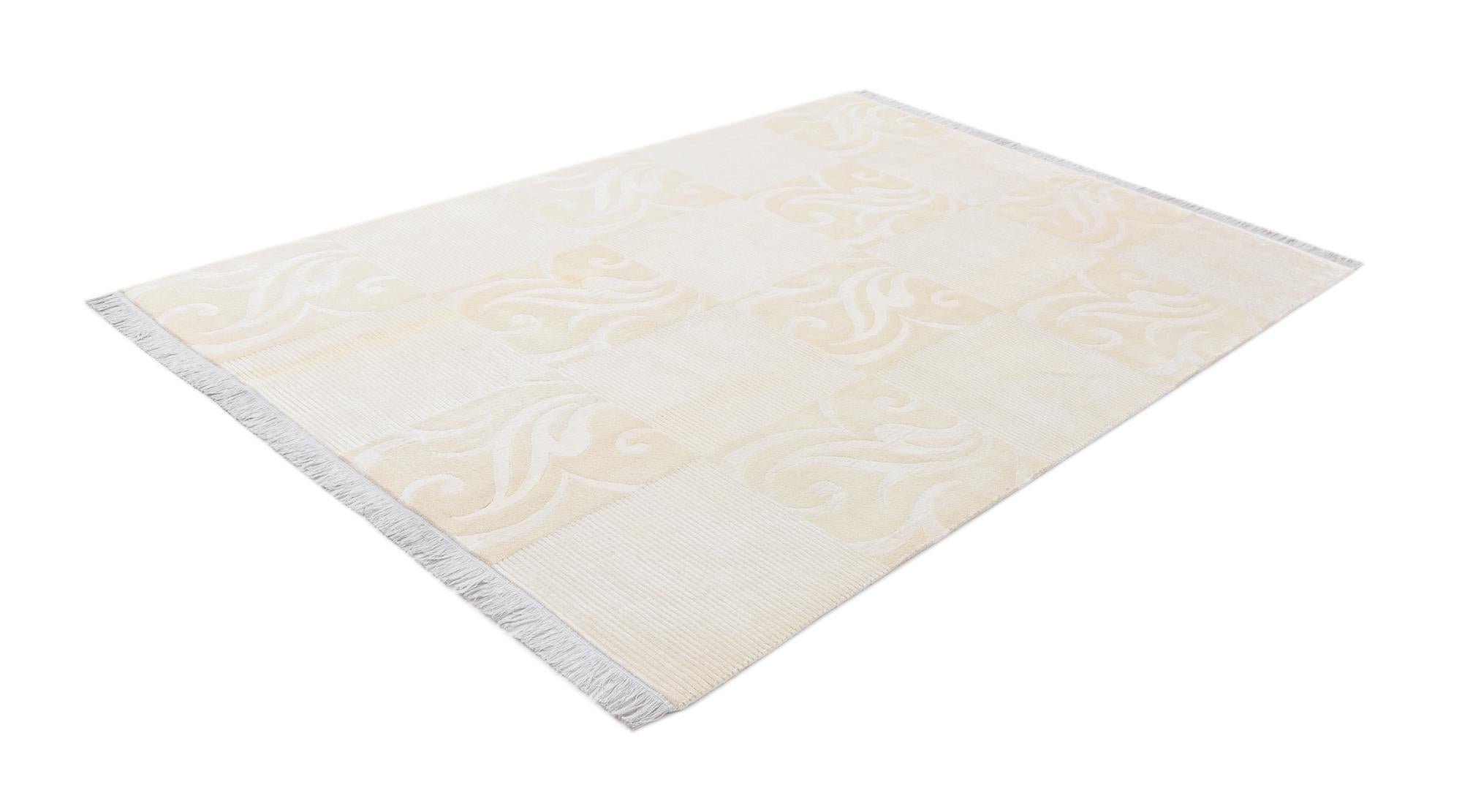 5' 9 x 8' 2 Hand Knotted Darya Wool Rug