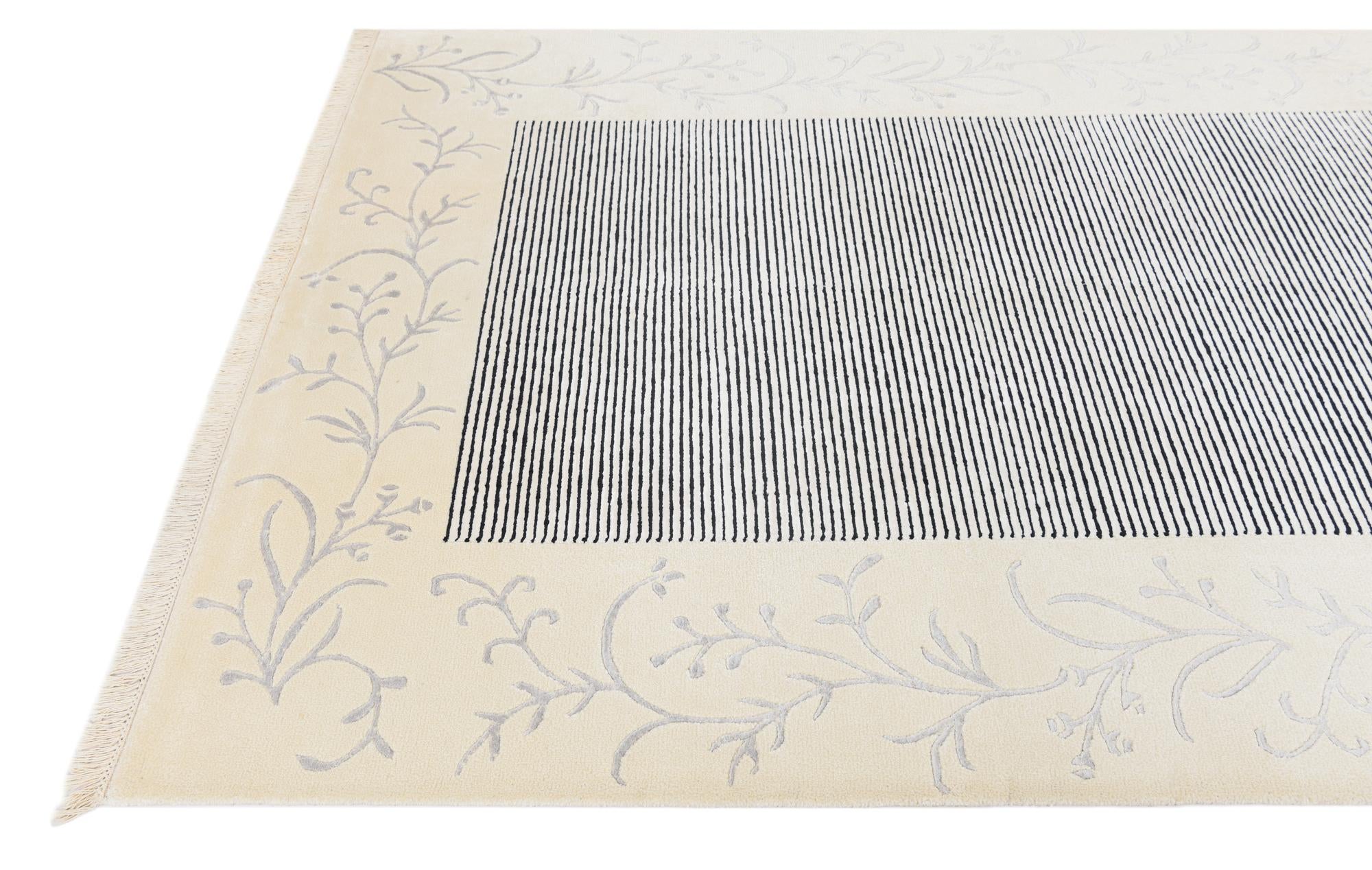 5' 9 x 7' 10 Hand Knotted Darya Wool Rug