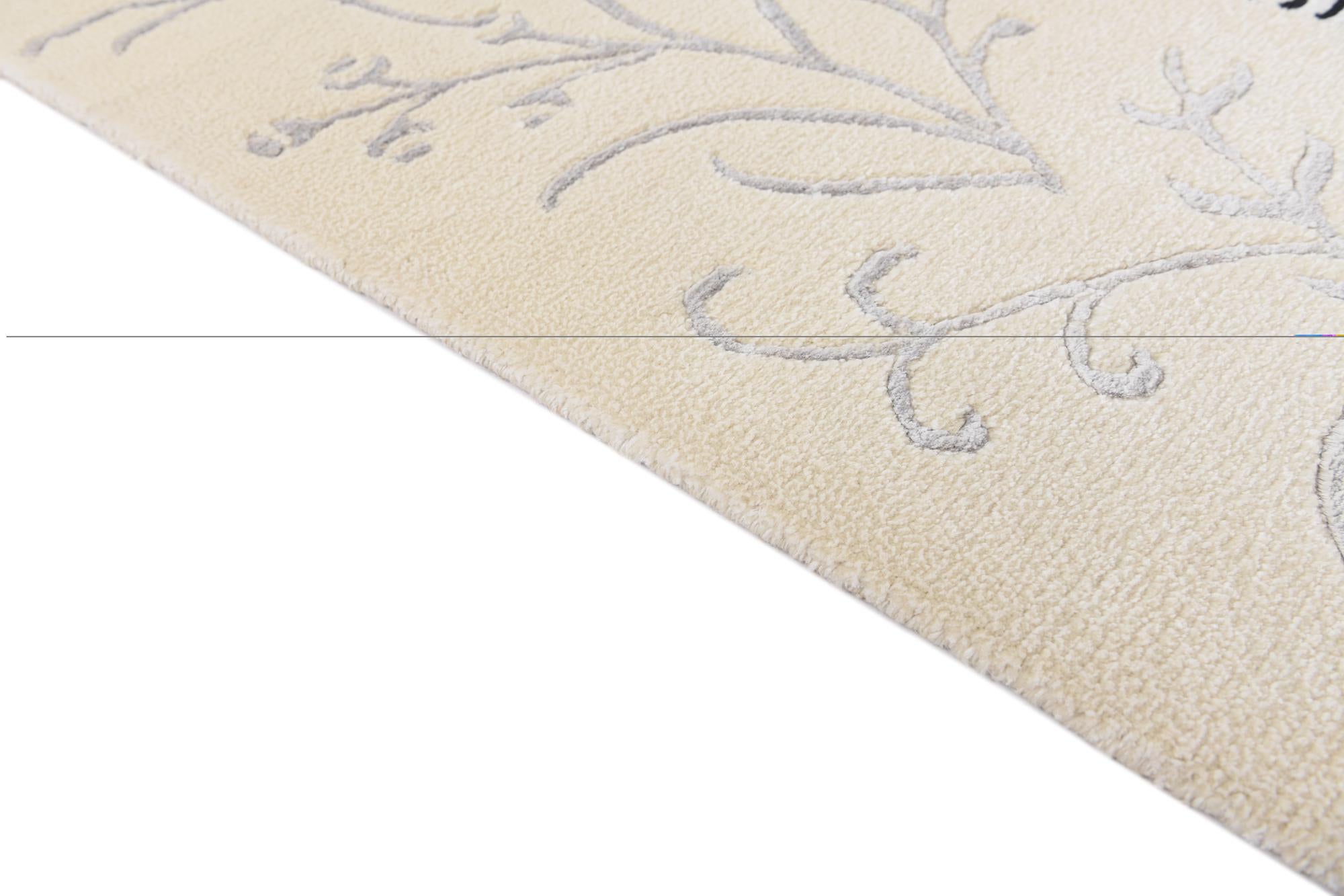 5' 9 x 7' 10 Hand Knotted Darya Wool Rug