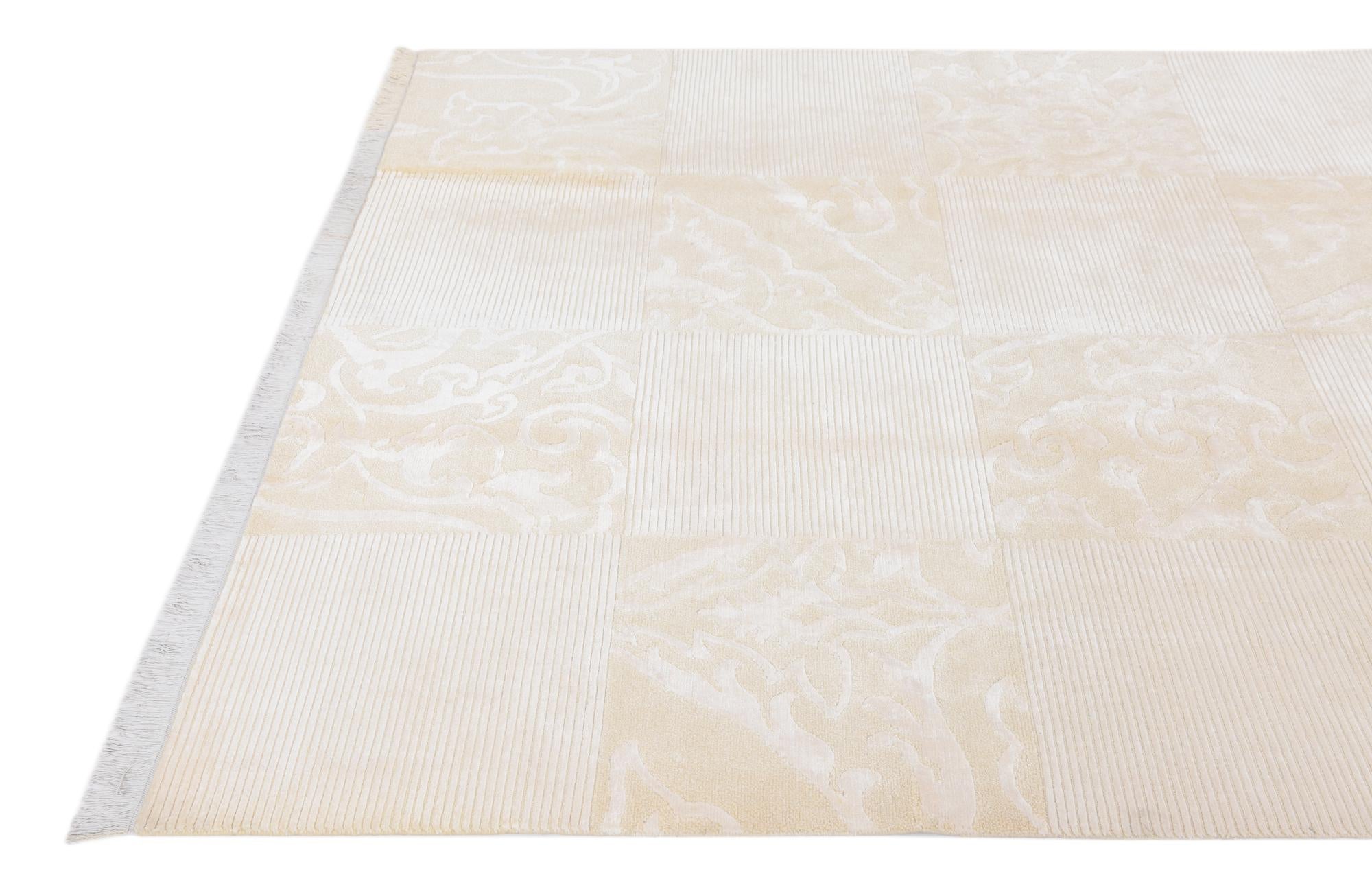 5' 9 x 8' 1 Hand Knotted Darya Wool Rug
