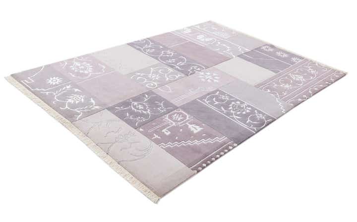 5' 7 x 8' Hand Knotted Darya Wool Rug