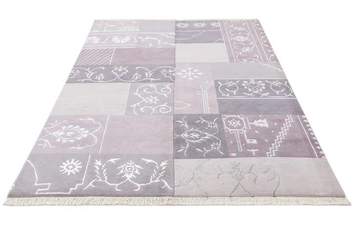 5' 7 x 8' Hand Knotted Darya Wool Rug