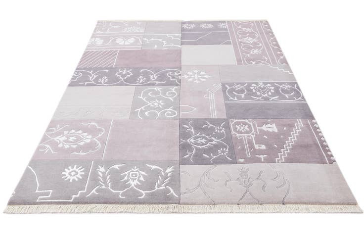 Detail image of 5' 7 x 8' Hand Knotted Darya Wool Rug