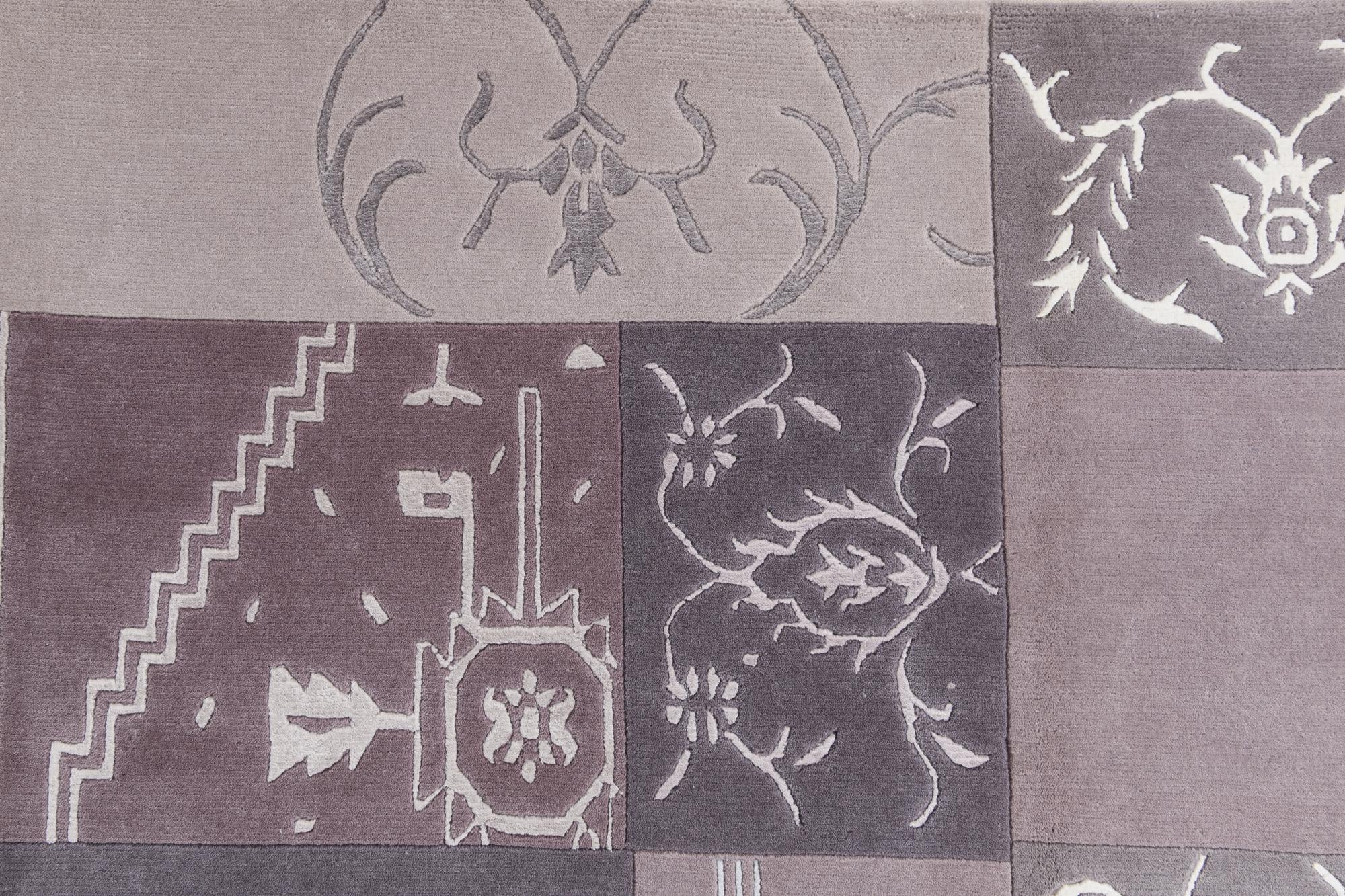 5' 7 x 8' Hand Knotted Darya Wool Rug