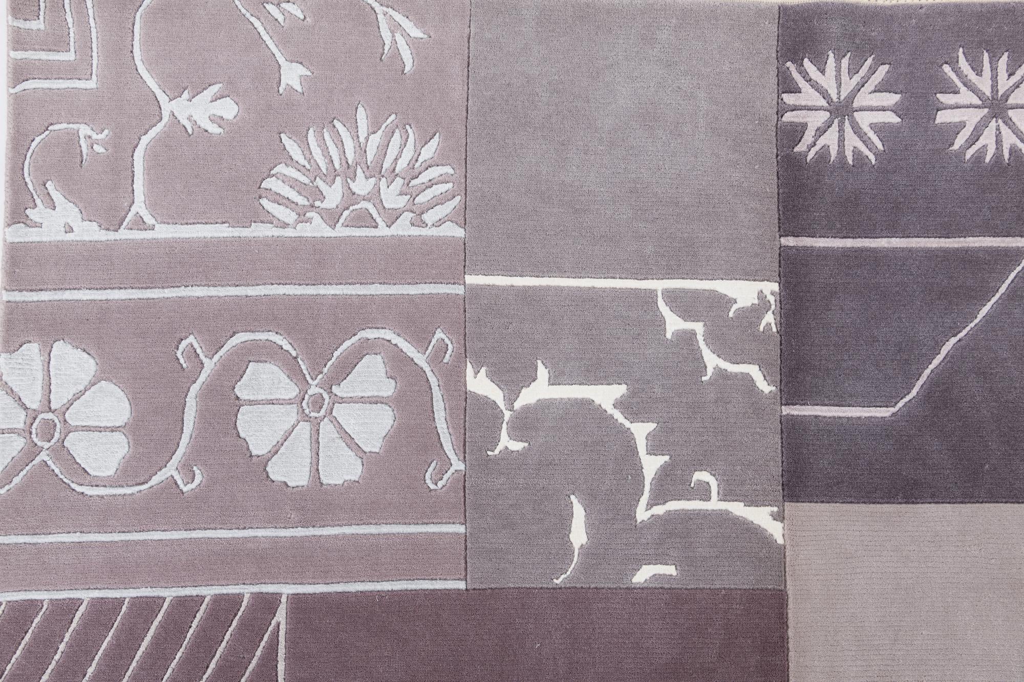 5' 7 x 8' Hand Knotted Darya Wool Rug