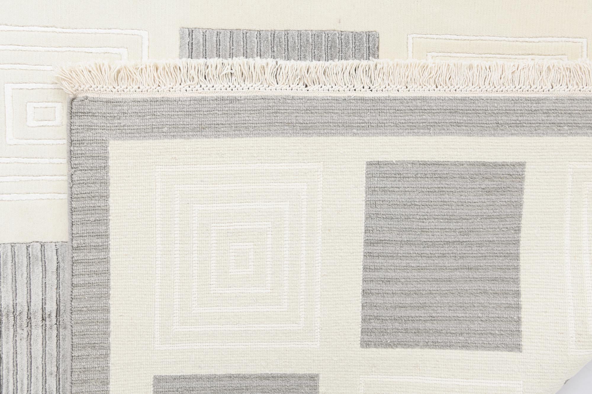 5' 7 x 7' 11 Hand Knotted Darya Wool Rug
