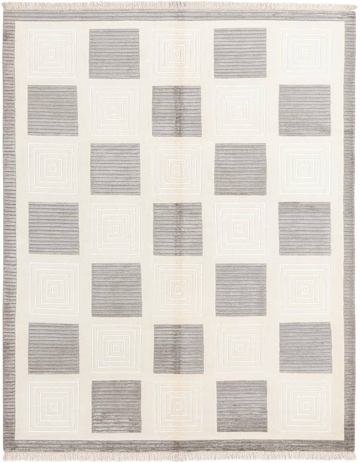 Detail image of 5' 7 x 7' 11 Hand Knotted Darya Wool Rug