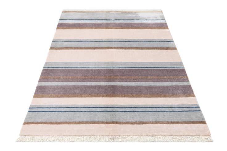 Detail image of 3' 11 x 5' 11 Hand Knotted Darya Wool Rug