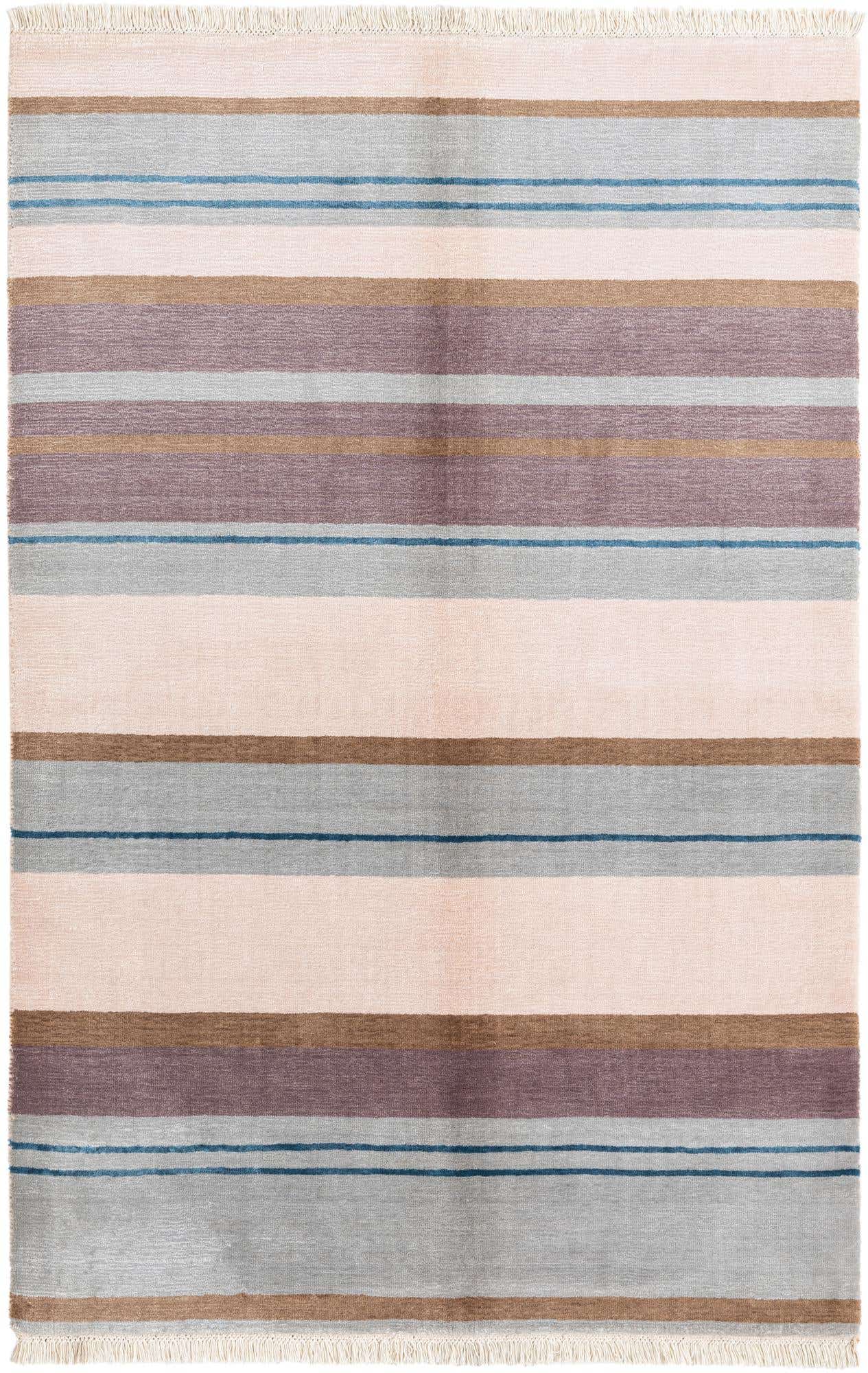 3' 11 x 5' 11 Hand Knotted Darya Wool Rug