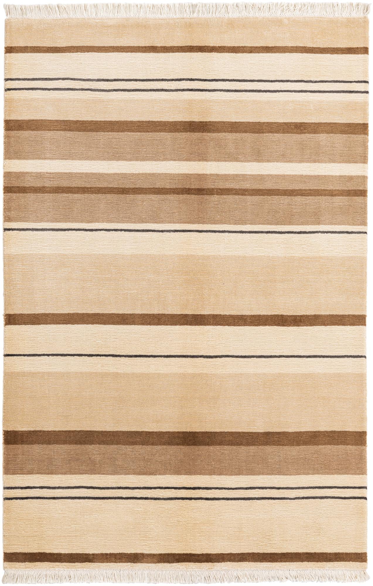3' 11 x 5' 11 Hand Knotted Darya Wool Rug