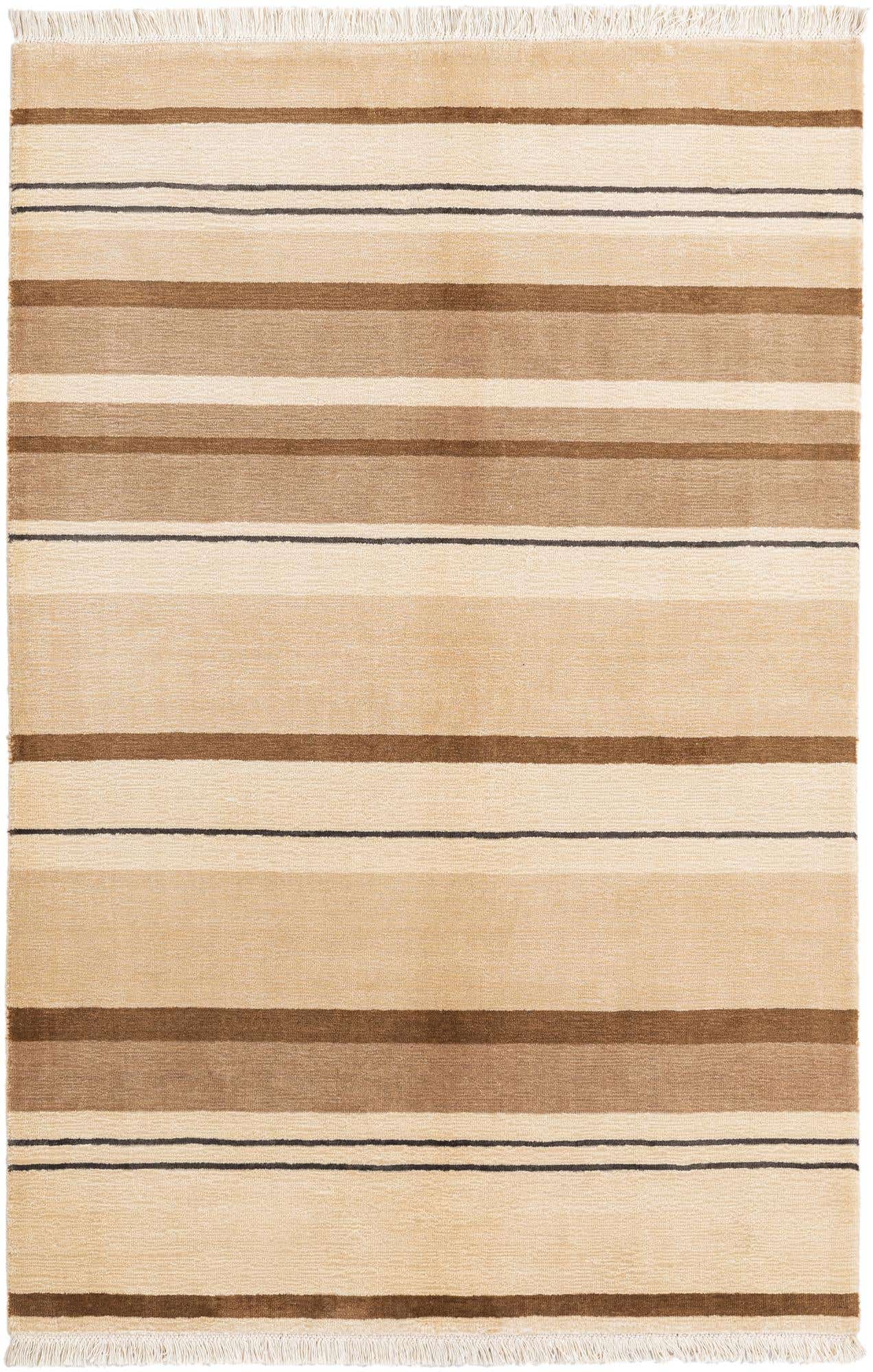 3' 11 x 5' 11 Hand Knotted Darya Wool Rug