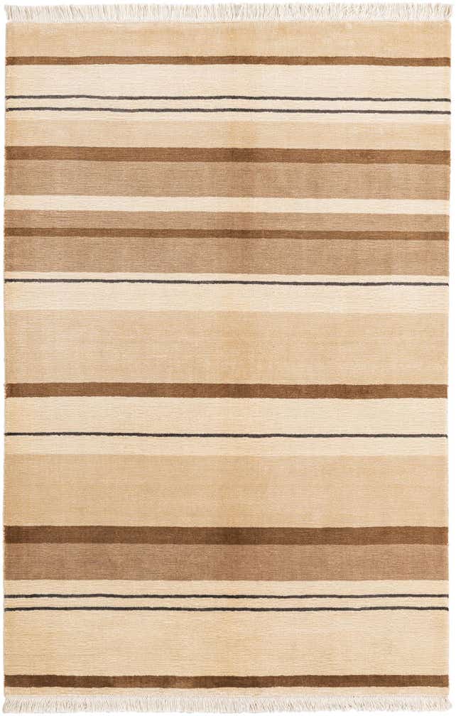 3' 11 x 5' 11 Hand Knotted Darya Wool Rug