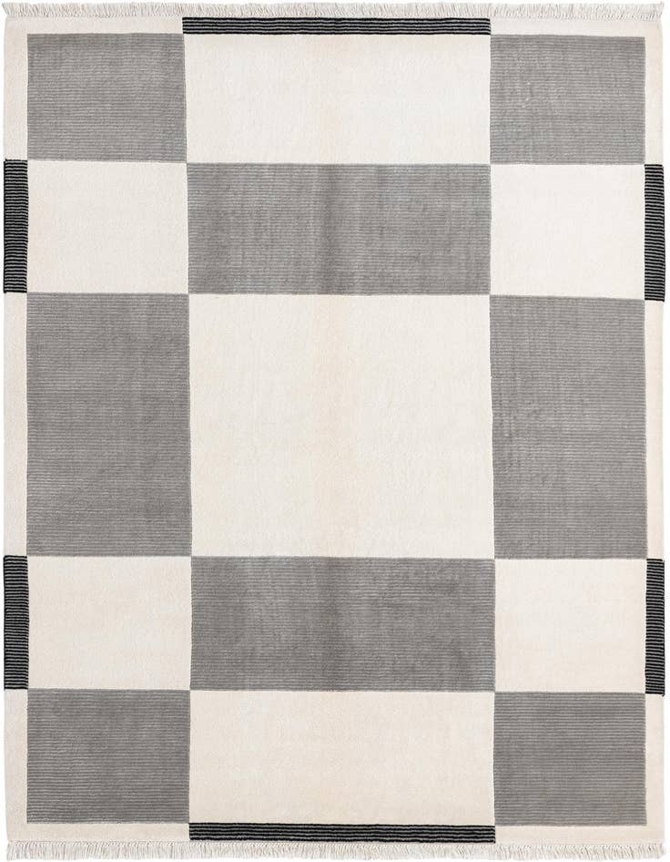 Detail image of 5' 7 x 8' Hand Knotted Darya Wool Rug