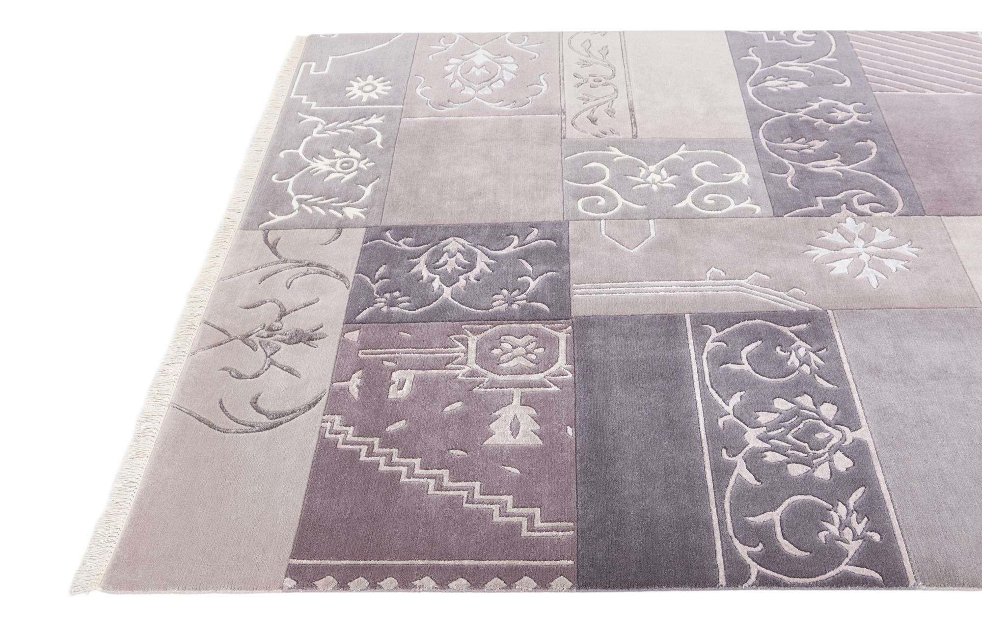 5' 7 x 8' 2 Hand Knotted Darya Wool Rug