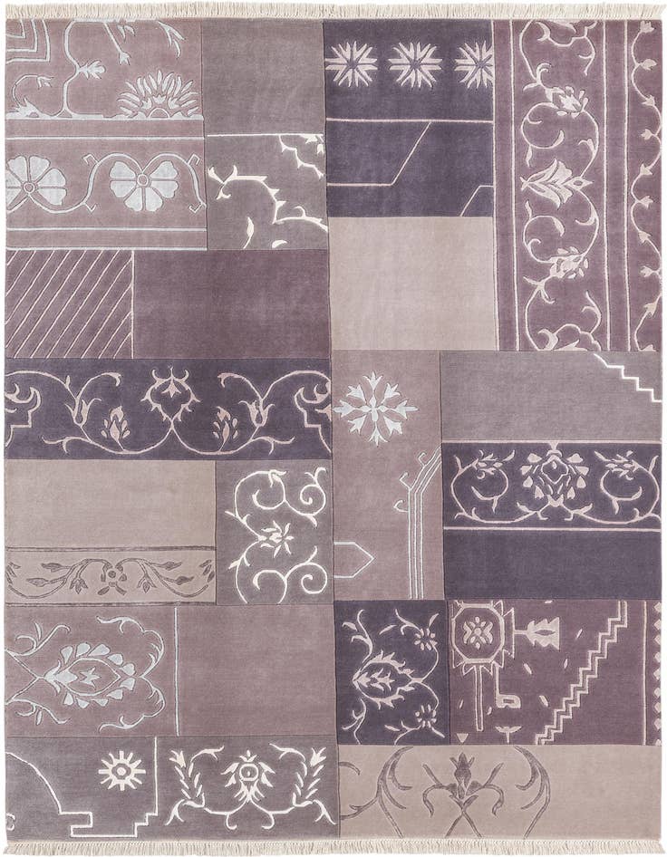 Detail image of 5' 7 x 8' 2 Hand Knotted Darya Wool Rug